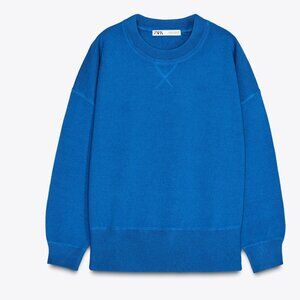ZARA Plain KNIT Sweatshirt